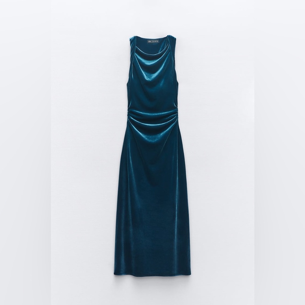 Zara velvet dress